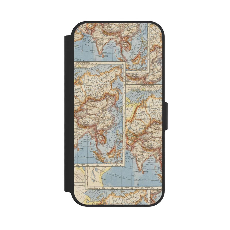 iPhone 16e NIVOflip Carte du monde vintage