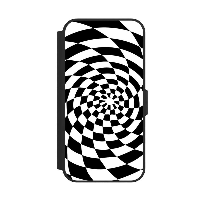 iPhone 16e NIVOflip Illusion en noir et blanc