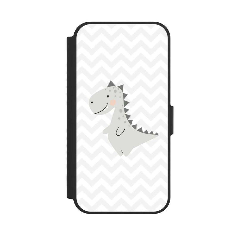 iPhone 16e NIVOflip Grauer Dino