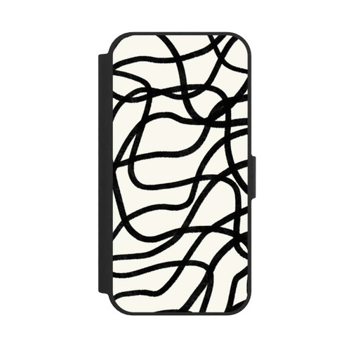 Apple iPhone 16e NIVOflip Black Lines