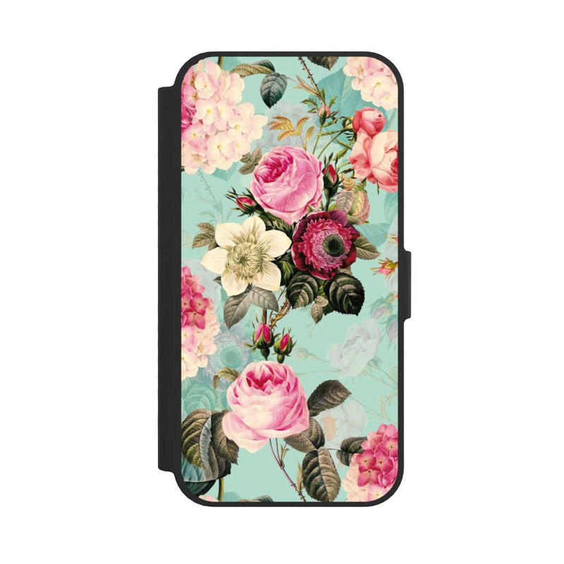 iPhone 16e NIVOflip Turquoise Wallpaper Roses