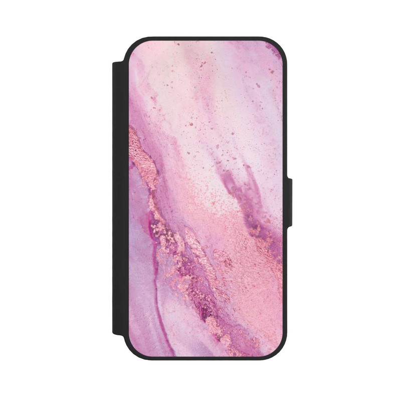 iPhone 16e NIVOflip Lila Marmorwand