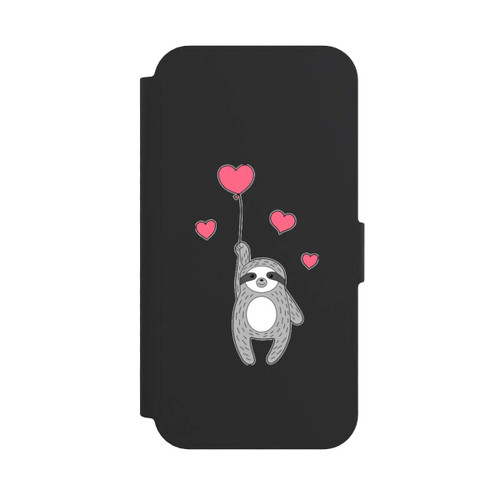 Apple iPhone 16e NIVOflip Love Sloth Transparent