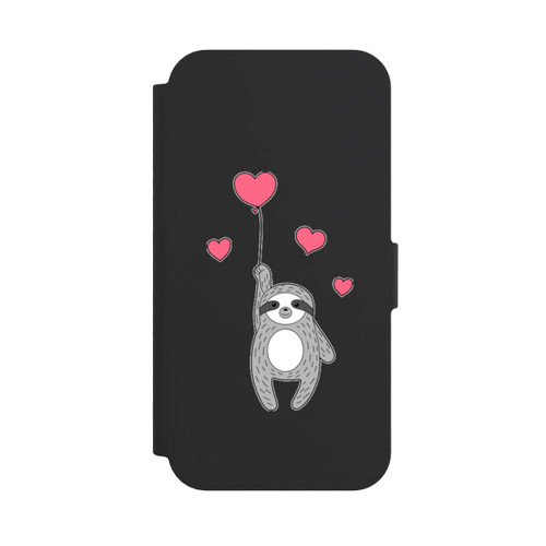 Apple iPhone 16e NIVOflip Love Sloth Transparent