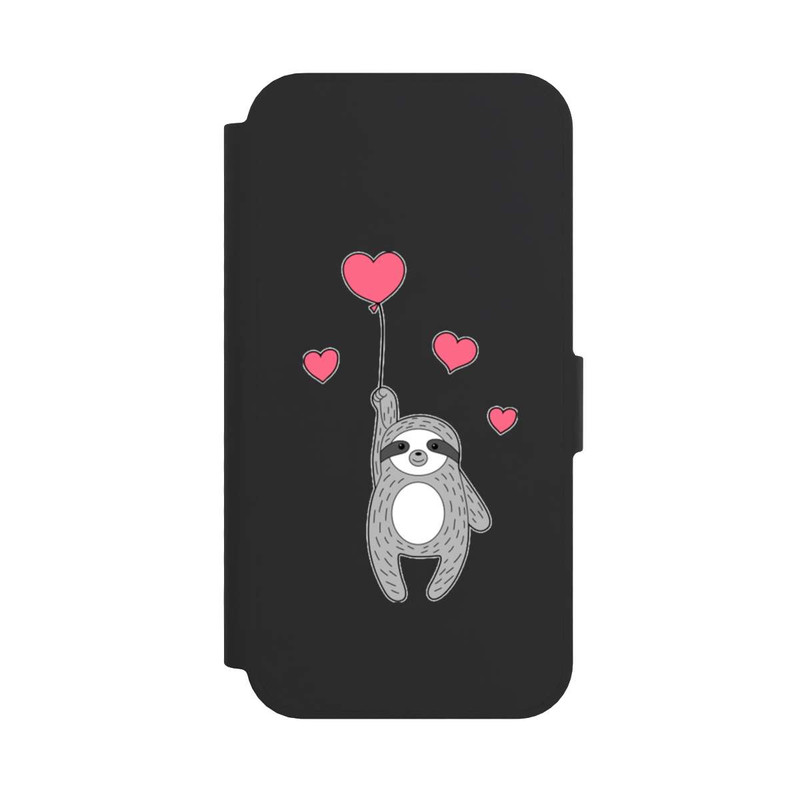 iPhone 16e NIVOflip Love Sloth Transparent