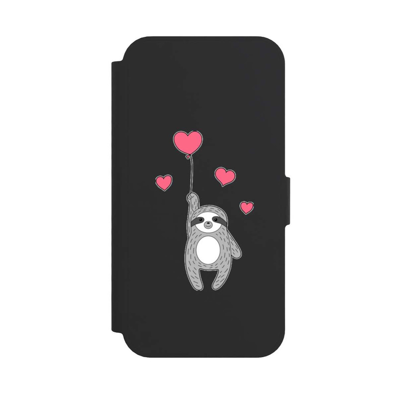 iPhone 16e NIVOflip Love Sloth Transparent
