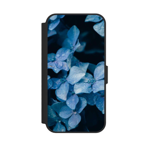Apple iPhone 16e NIVOflip Fleurs bleues 2