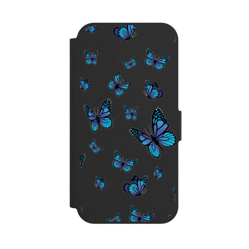 Apple iPhone 16e NIVOflip Schmetterlingmuster Transparent