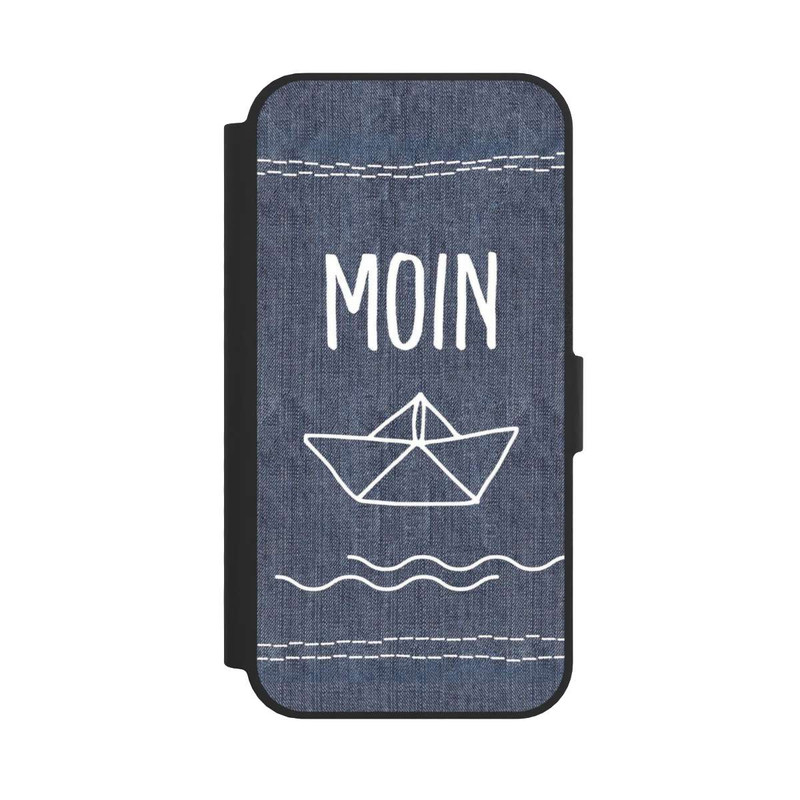 iPhone 16e NIVOflip Moin Schiff Denim