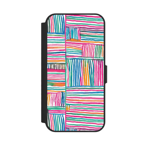 Apple iPhone 16e NIVOflip Aquarelllinien Entspannung