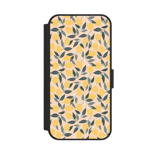 Apple iPhone 16e NIVOflip Pink Lemon Pattern