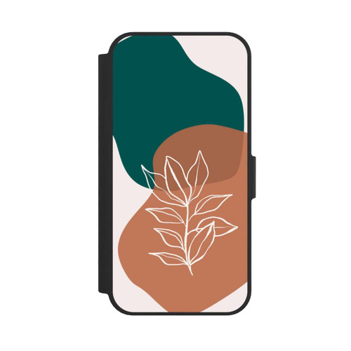 Apple iPhone 16e NIVOflip Abstract Botanical Pattern 3
