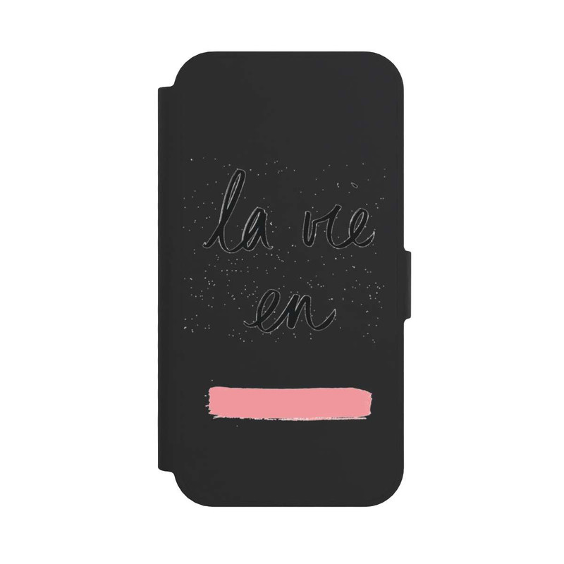 iPhone 16e NIVOflip La vie en Rosa Transparent