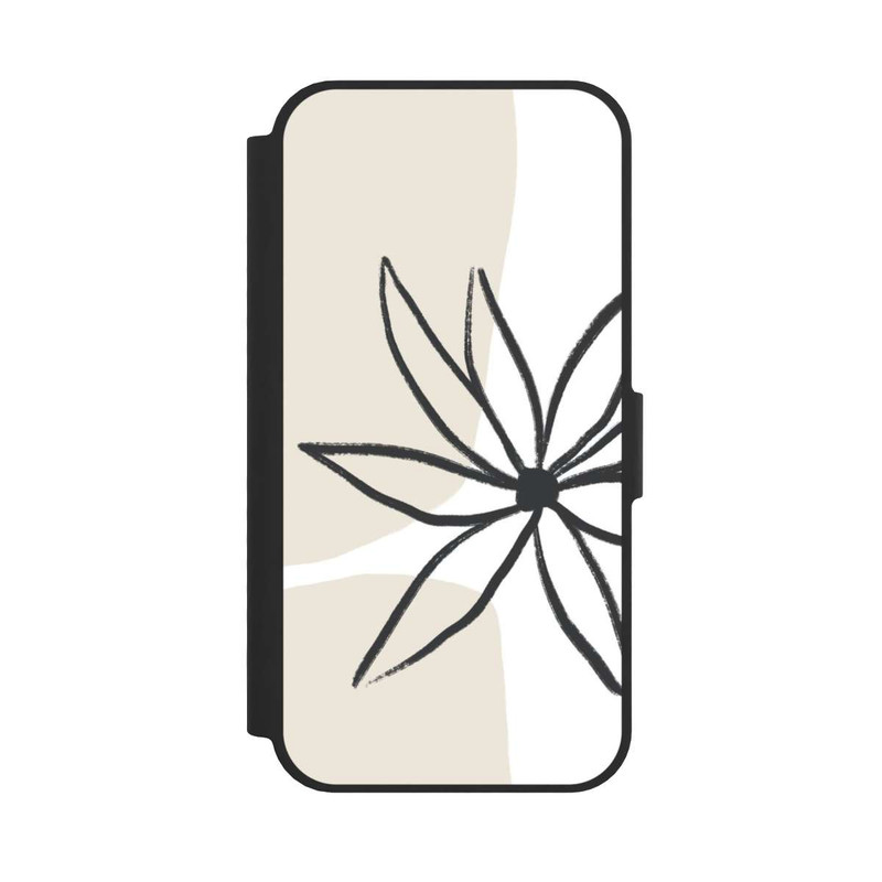 iPhone 16e NIVOflip Blume und Creme