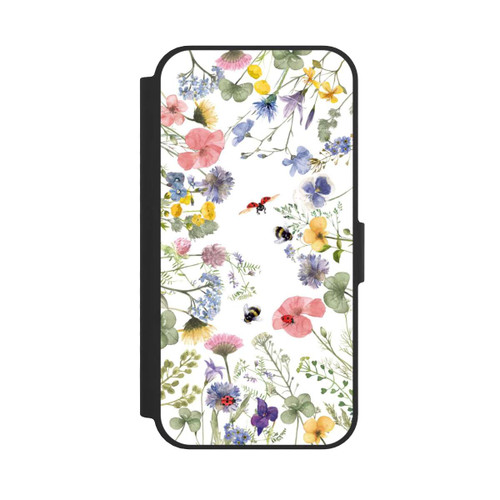 Apple iPhone 16e NIVOflip Colourful Spring Flowers and Bees