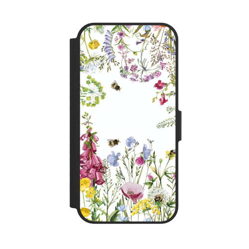 Apple iPhone 16e NIVOflip Cadre de fleurs sauvages des prés d'été