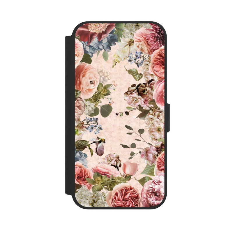 iPhone 16e NIVOflip Flower Frame Peonies Pastel