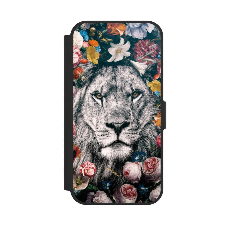 iPhone 16e NIVOflip Lion Flowers