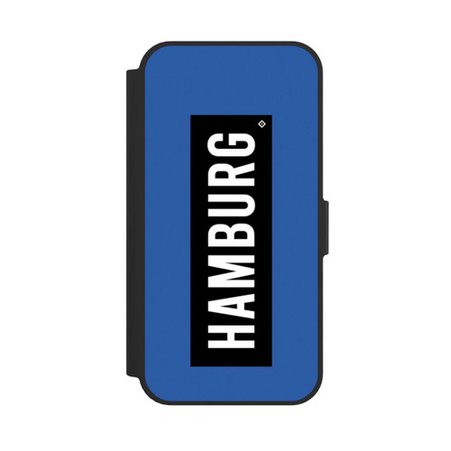 Apple iPhone 16e NIVOflip HSV Hamburg Schwarz Blau