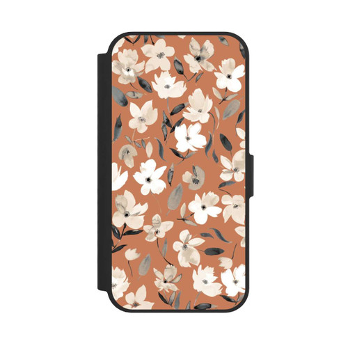 Apple iPhone 16e NIVOflip Fresh Fall Flowers Copper