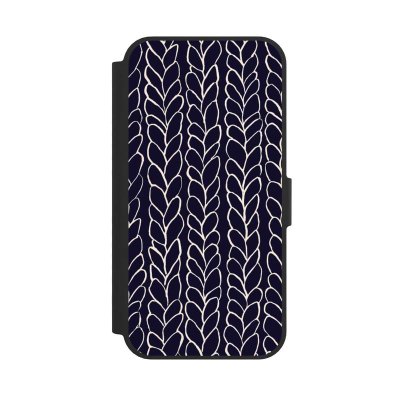 iPhone 16e NIVOflip Tresses En Laine Dessins Marine