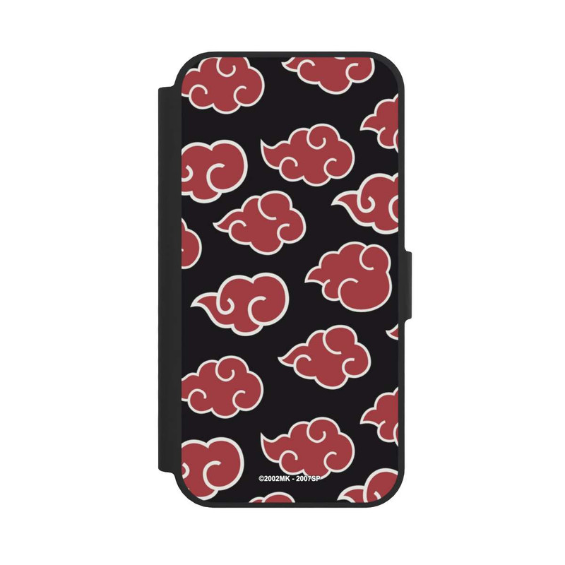iPhone 16e NIVOflip Akatsuki Pattern Noir Big