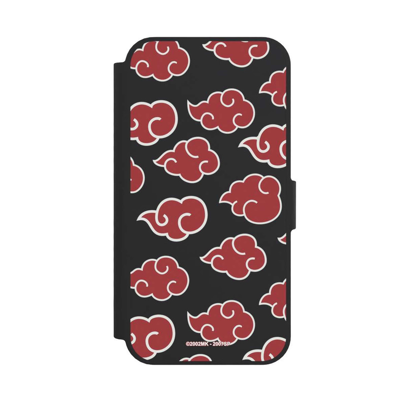 iPhone 16e NIVOflip Akatsuki Pattern Transparent