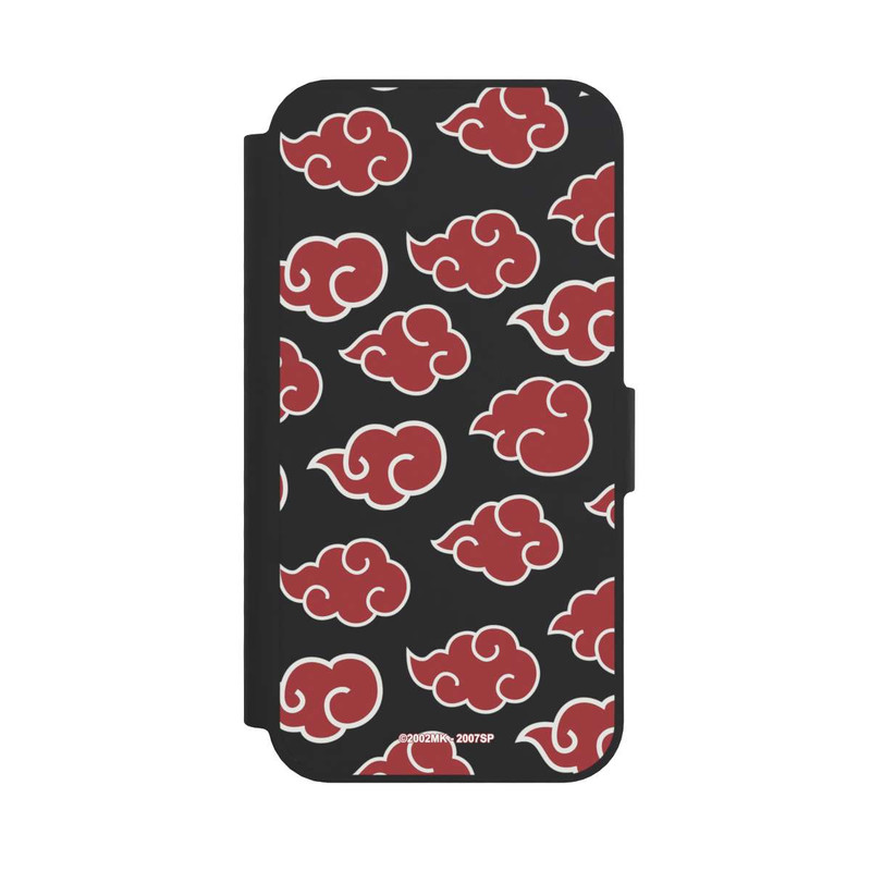 iPhone 16e NIVOflip Akatsuki Pattern Transparent