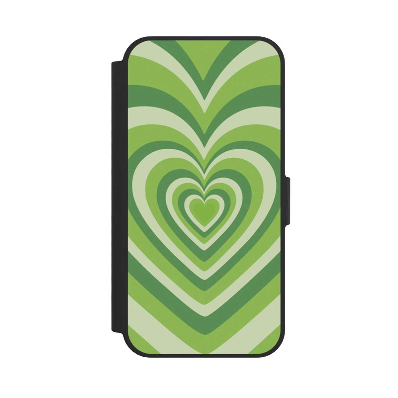 iPhone 16e NIVOflip Beating Comic Heart Green