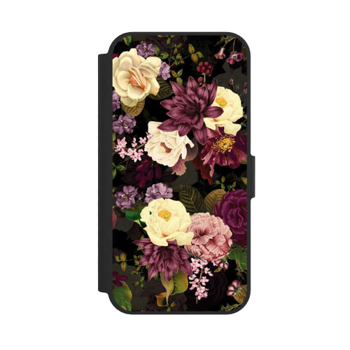 Apple iPhone 16e NIVOflip Fleurs Sombres &amp; Abeilles