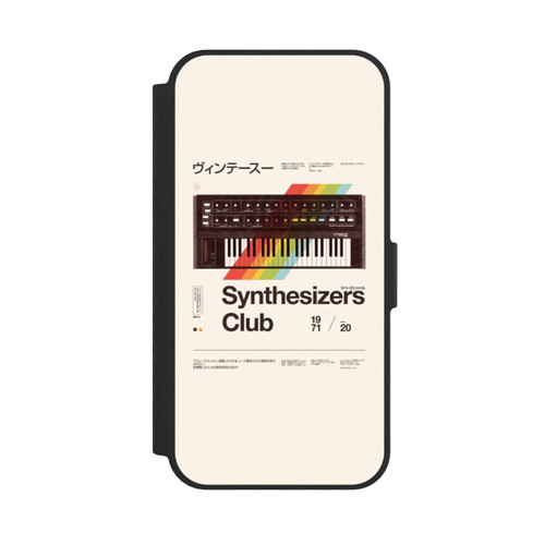 Apple iPhone 16e NIVOflip Synthe Club Print
