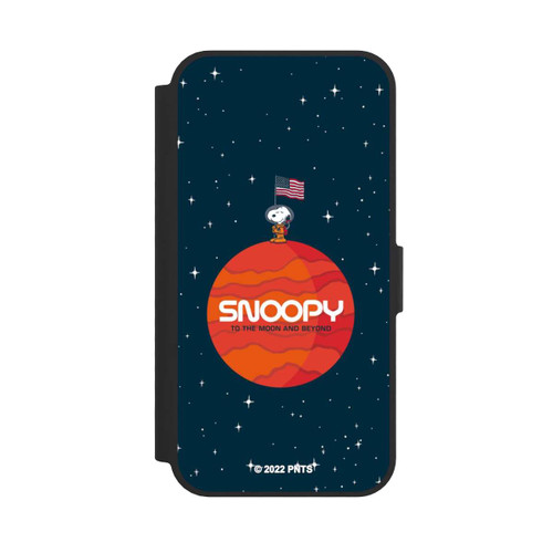 Apple iPhone 16e NIVOflip Snoopy Space Traveller Orange