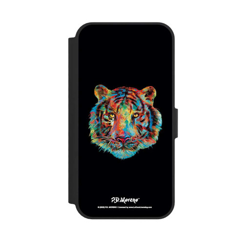 Apple iPhone 16e NIVOflip Tiger Art By P.D. Moreno