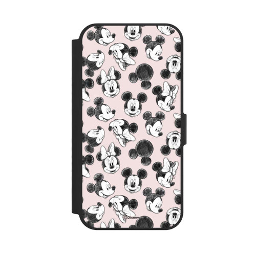 Apple iPhone 16e NIVOflip Minnie &amp; Mickey Many Faces Pink
