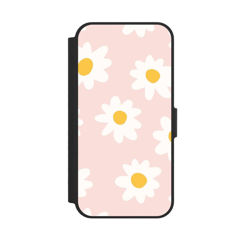 iPhone 16e NIVOflip Blumen Retro Apricot