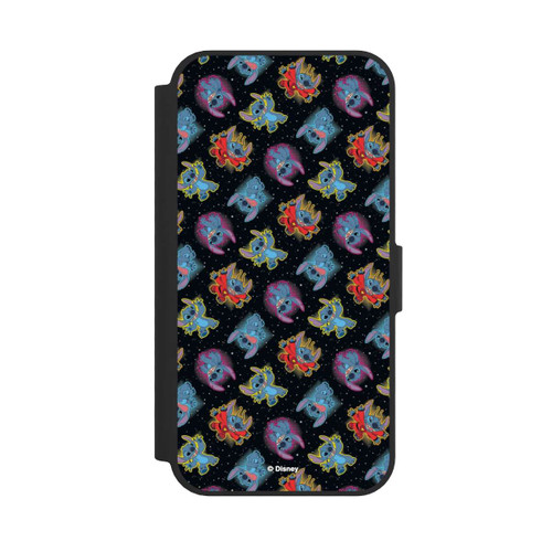 Apple iPhone 16e NIVOflip Stitch Pattern Black