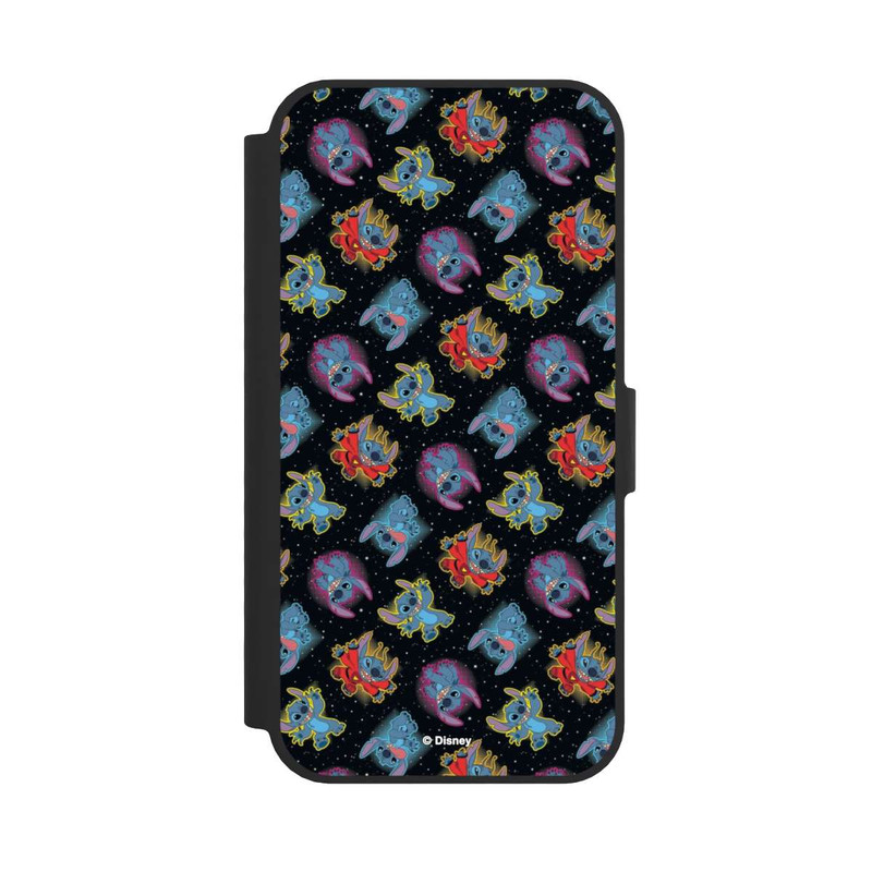 iPhone 16e NIVOflip Stitch Pattern Black