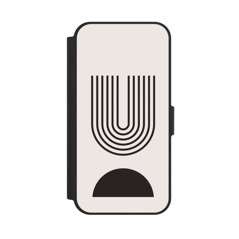 iPhone 16e NIVOflip Modern Art Black Lines