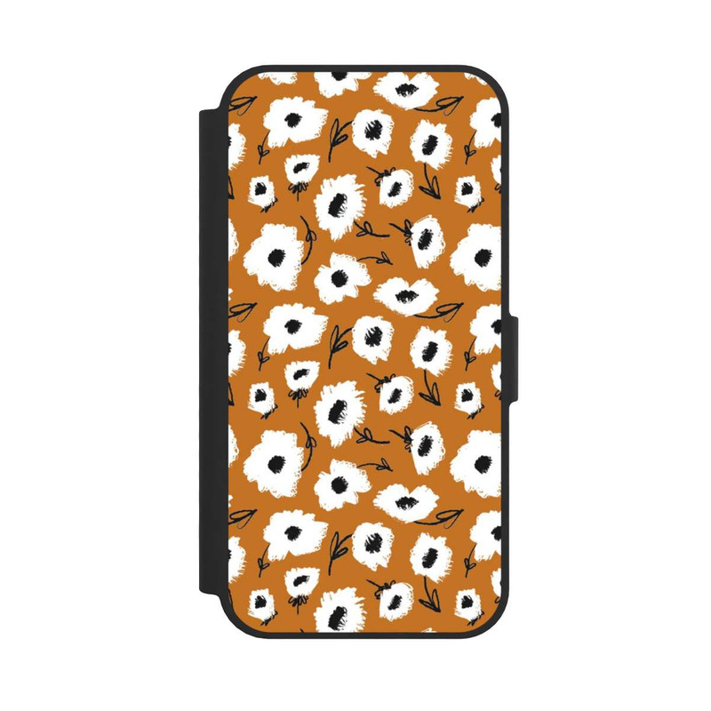 iPhone 16e NIVOflip Pattern Fleurs Ocres