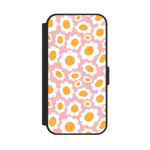 Apple iPhone 16e NIVOflip Vintage Daisies Pink