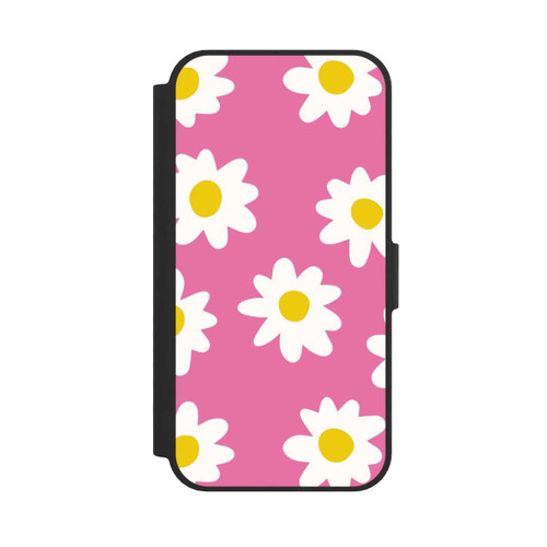 Apple iPhone 16e NIVOflip Daisy Pink Pattern