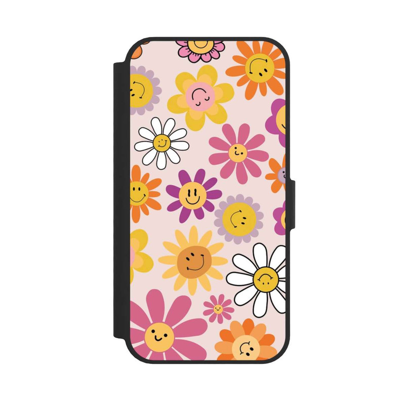 iPhone 16e NIVOflip Smiles Pink Flowers