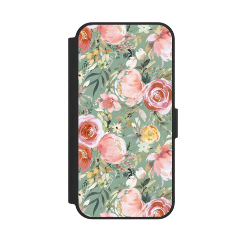Apple iPhone 16e NIVOflip Pastel Peony Bouquet