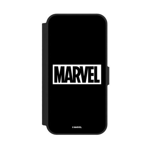 Apple iPhone 16e NIVOflip Marvel Logo Black