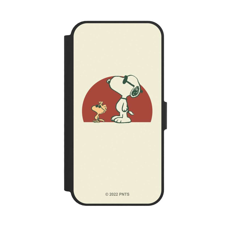 iPhone 16e NIVOflip Snoopy Woodstock weit draußen