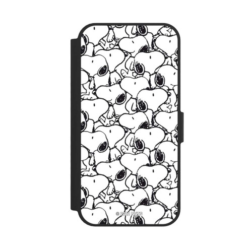 Apple iPhone 16e NIVOflip Snoopy Pattern Black And White