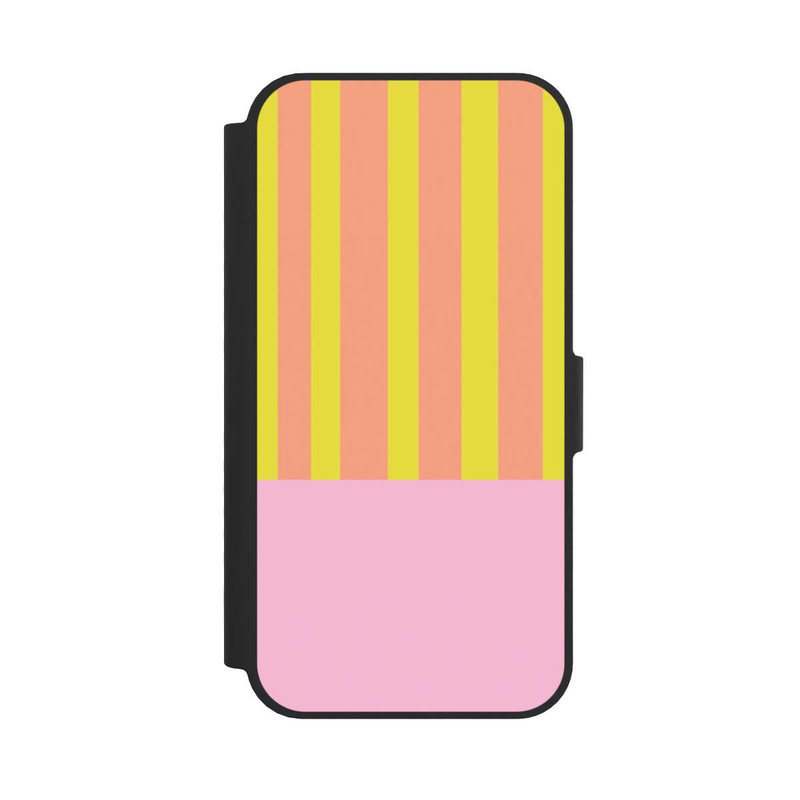 iPhone 16e NIVOflip Neonfarbige Streifen