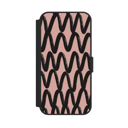 Apple iPhone 16e NIVOflip Zig Zag Noir