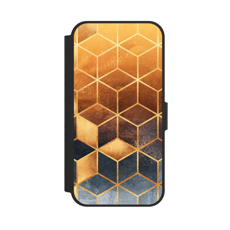 iPhone 16e NIVOflip Würfel goldener Farbverlauf