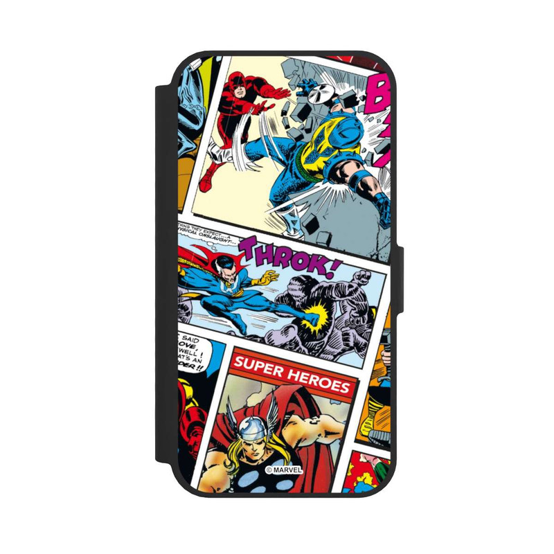 iPhone 16e NIVOflip Marvel Retro Comic Blue